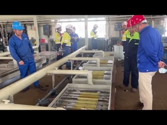 Máquina de refinación de plata totalmente automática de 200 kg de capacidad Electrolisis de plata