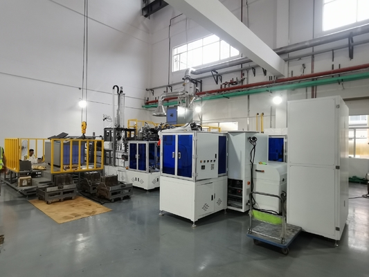 Producción automática de lingotes de oro Máquina de fundición de barras de oro con robot