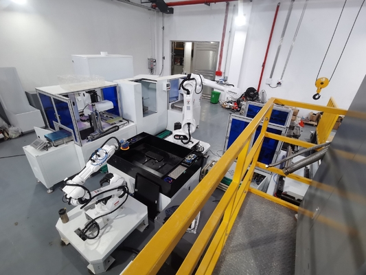 Producción automática de lingotes de oro Máquina de fundición de barras de oro con robot
