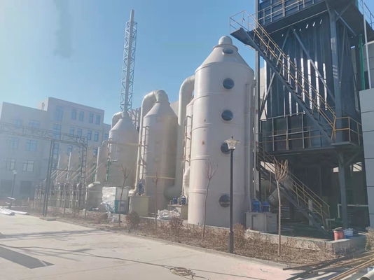 Sistema mojado de reciclaje químico del depurador de la torre de absorción de gas de la Arabia Saudita