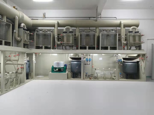 Ninguna capacidad de la electrólisis de plata cruda de la contaminación y de la pila electrolítica 300kg